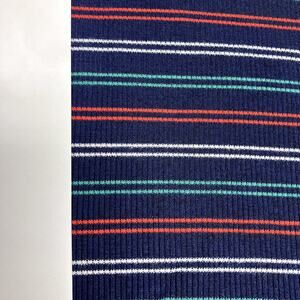 Multi Color Stripe Ribbed 1 Yard x 54" Stretch Knit Sewing Fabric